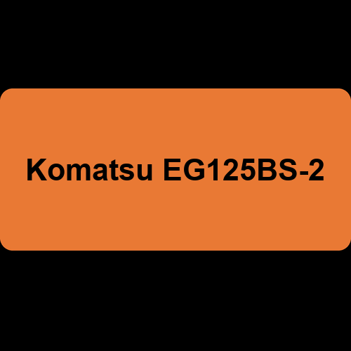 Komatsu EG125BS-2